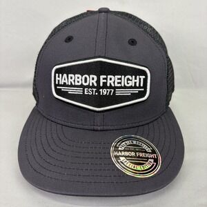Harbor Freight Trucker Hat Special Edition Mens OSFM Gray Mesh Snapback Cap